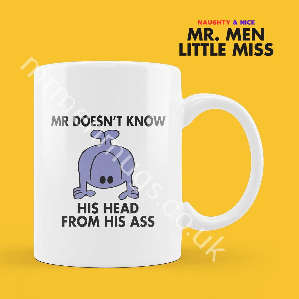 Personalized Mr. Men Coffee Mug, Funny Novelty Gift