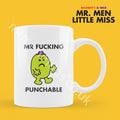 Official Mr F*CKING PUNCHABLE Personalised Coffee or Tea Cup, Funny Mr. Men Gift for Any Occasion Add your Name for Free