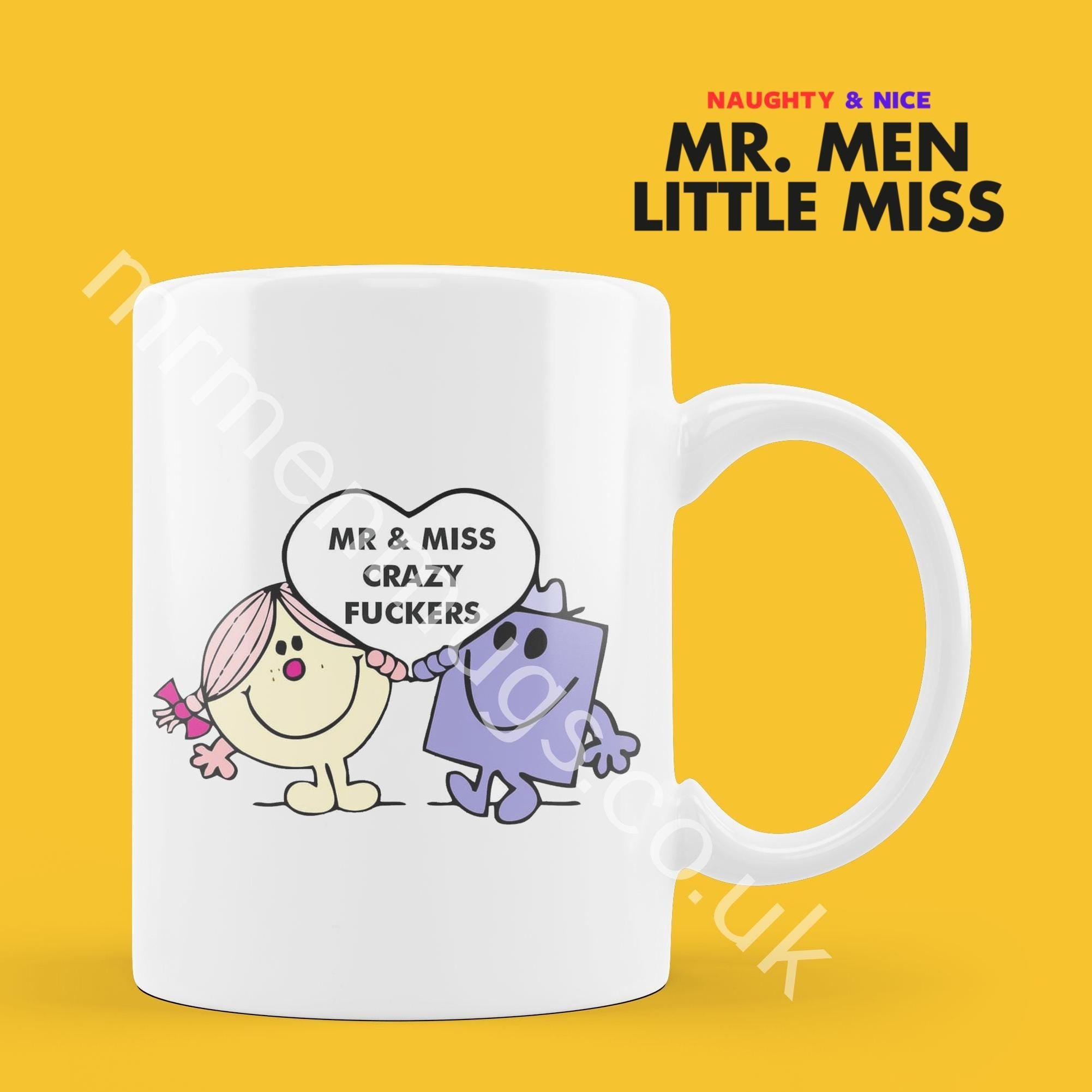 Funny Mr. Men Coffee Mug, Personalised Gift