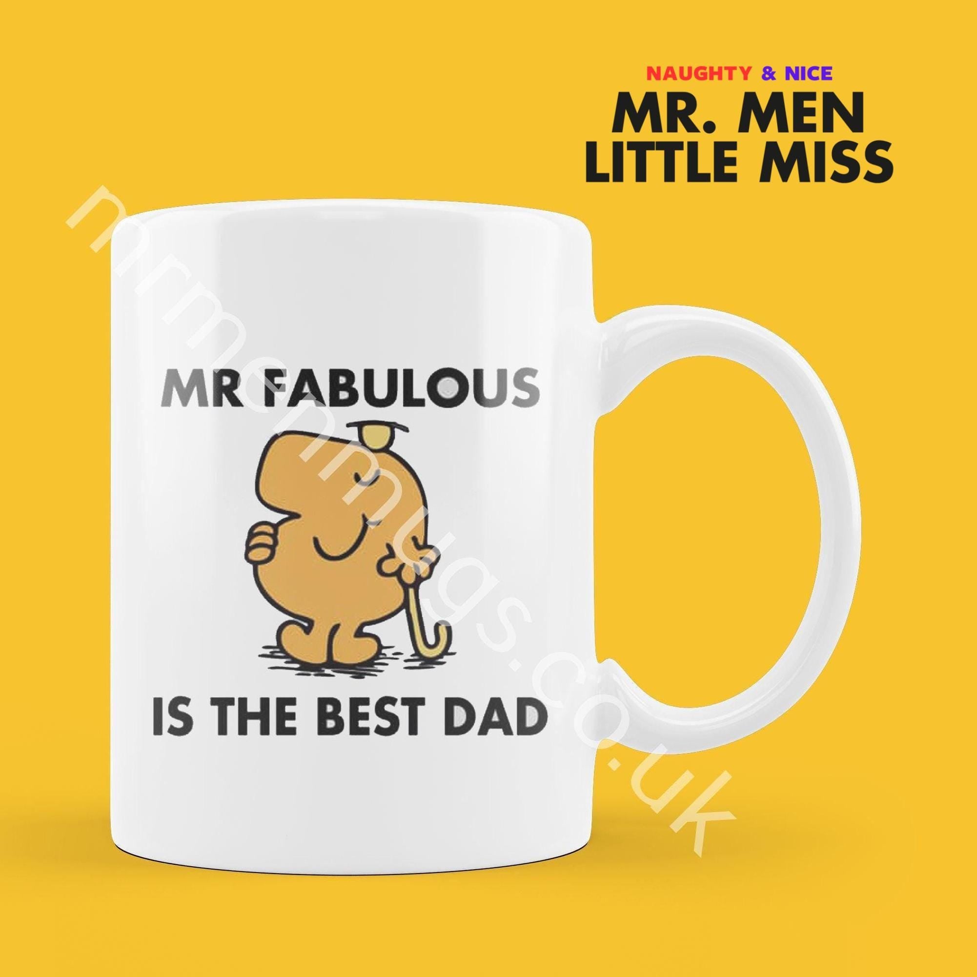 Personalized Mr.  Mug, Dad Gift, Mr. Men Coffee Cup