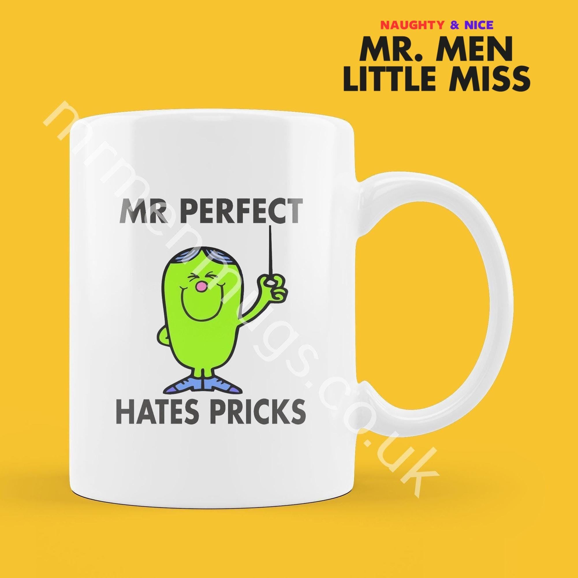 Mr. Gift Mug, Funny Mr. Men Gift, Personalised Coffee Cup
