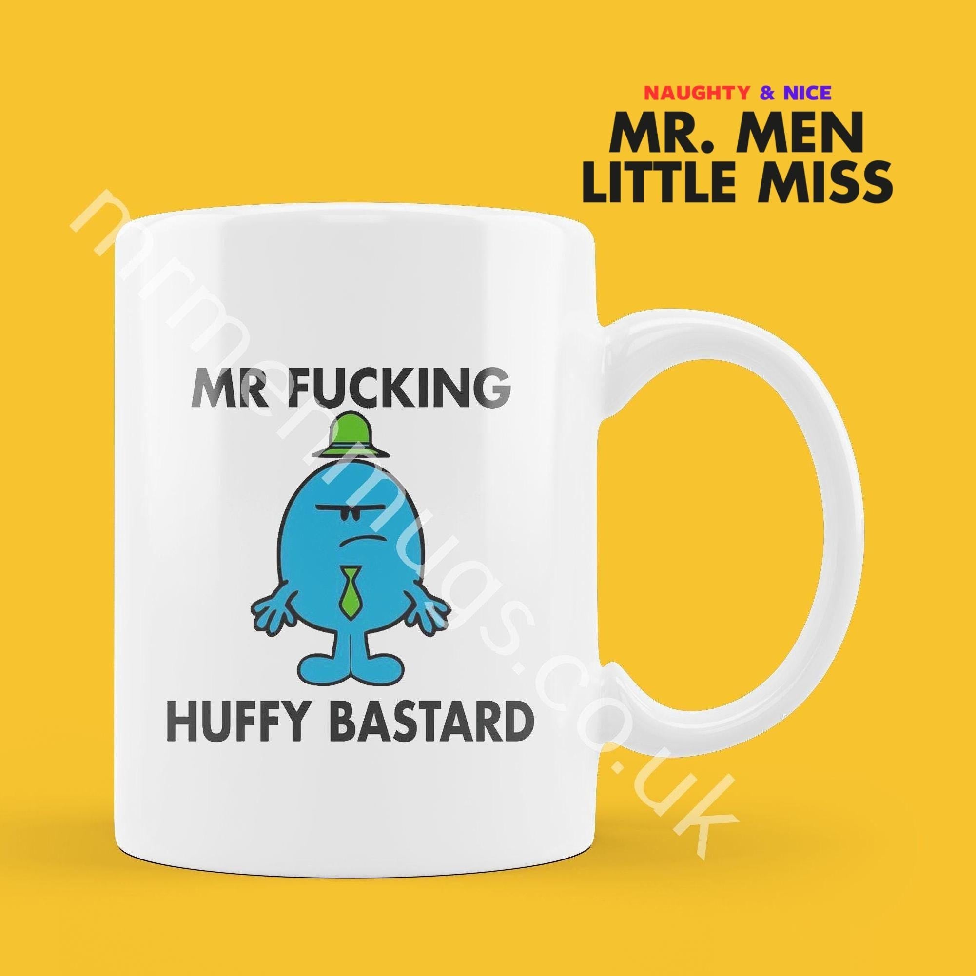 Personalized Mr. Men Mug, Funny Coffee Cup, Custom Name Gift