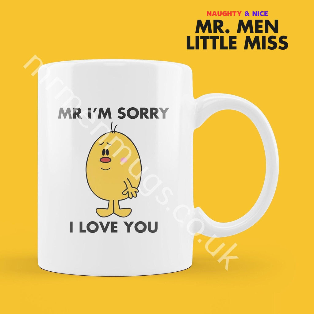 Personalized Mr. Men Mug, Funny Coffee Cup, Custom Name Gift