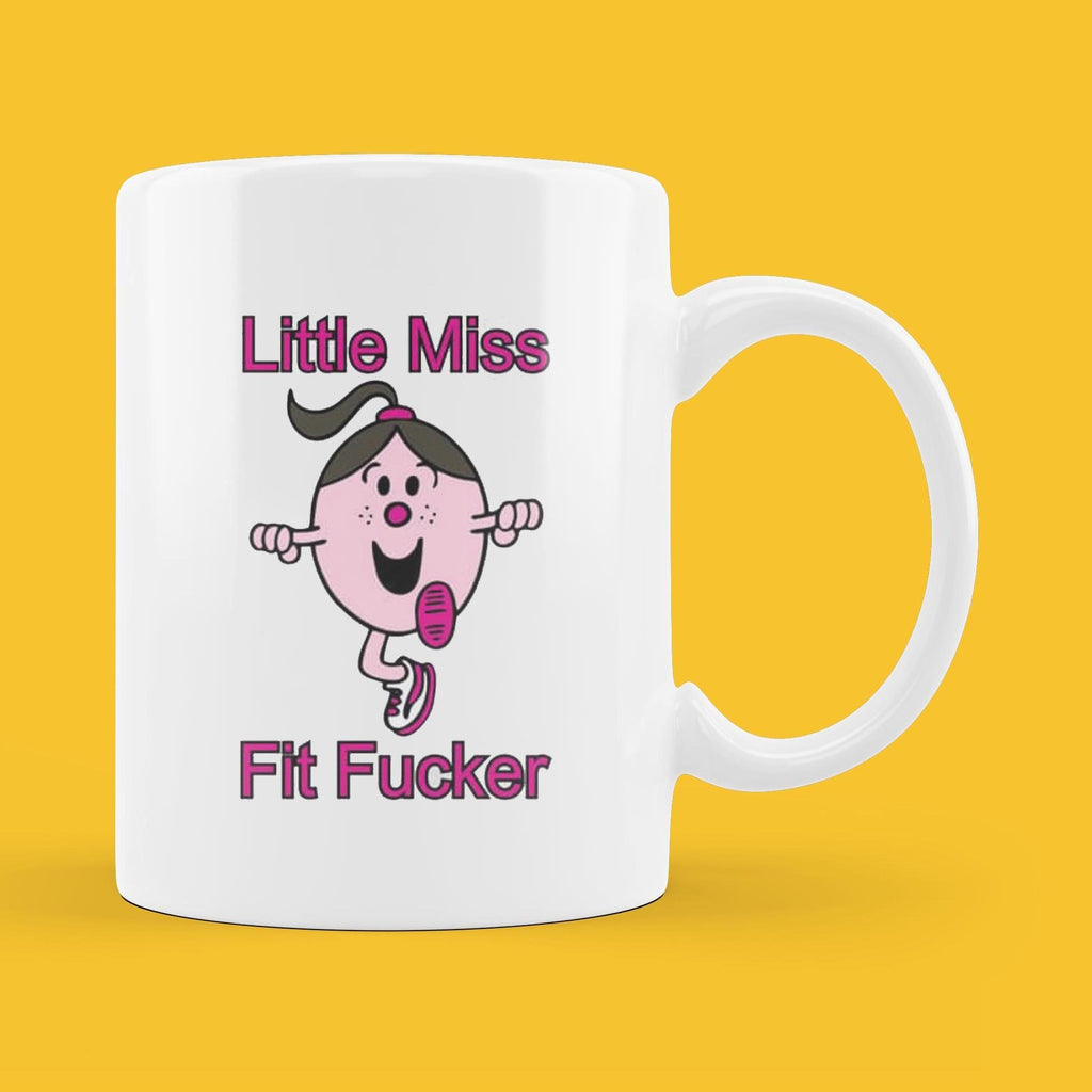 Personalized Little Miss Fit Coffee Mug, Funny Gift