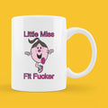 Personalized Little Miss Fit Coffee Mug, Funny Gift