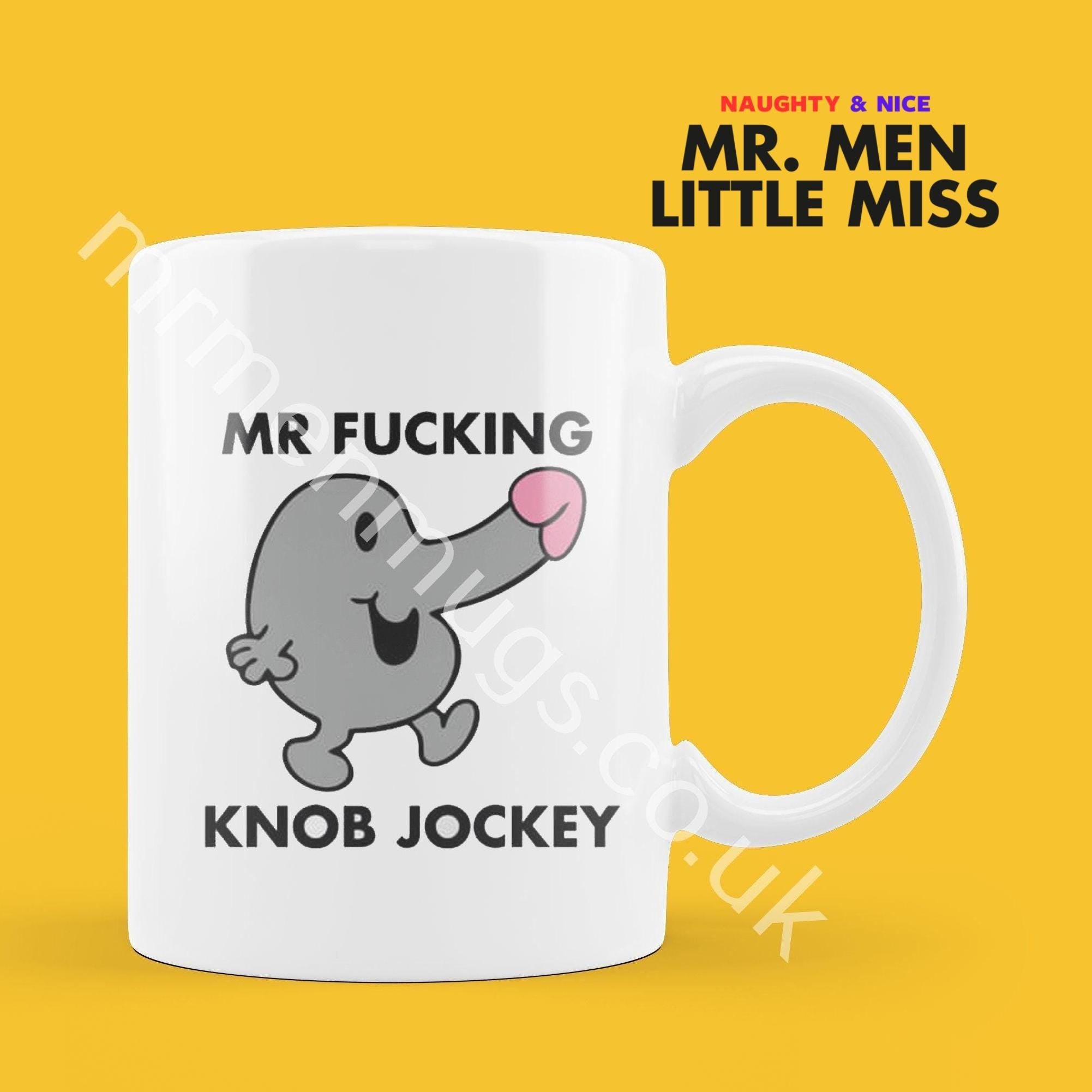 Personalized Mr. Men Coffee Mug, Funny Novelty Gift