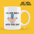 Personalized Mr. Men Mug, Funny Coffee Cup, Custom Name Gift