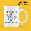 Personalized Mr. Men Mug, Funny Coffee Cup, Custom Name Gift