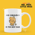 Official Mr Fabulous Is The Best Dad Coffee Mug Tea Cup, Personalised Present, Funny Mr Men Gift