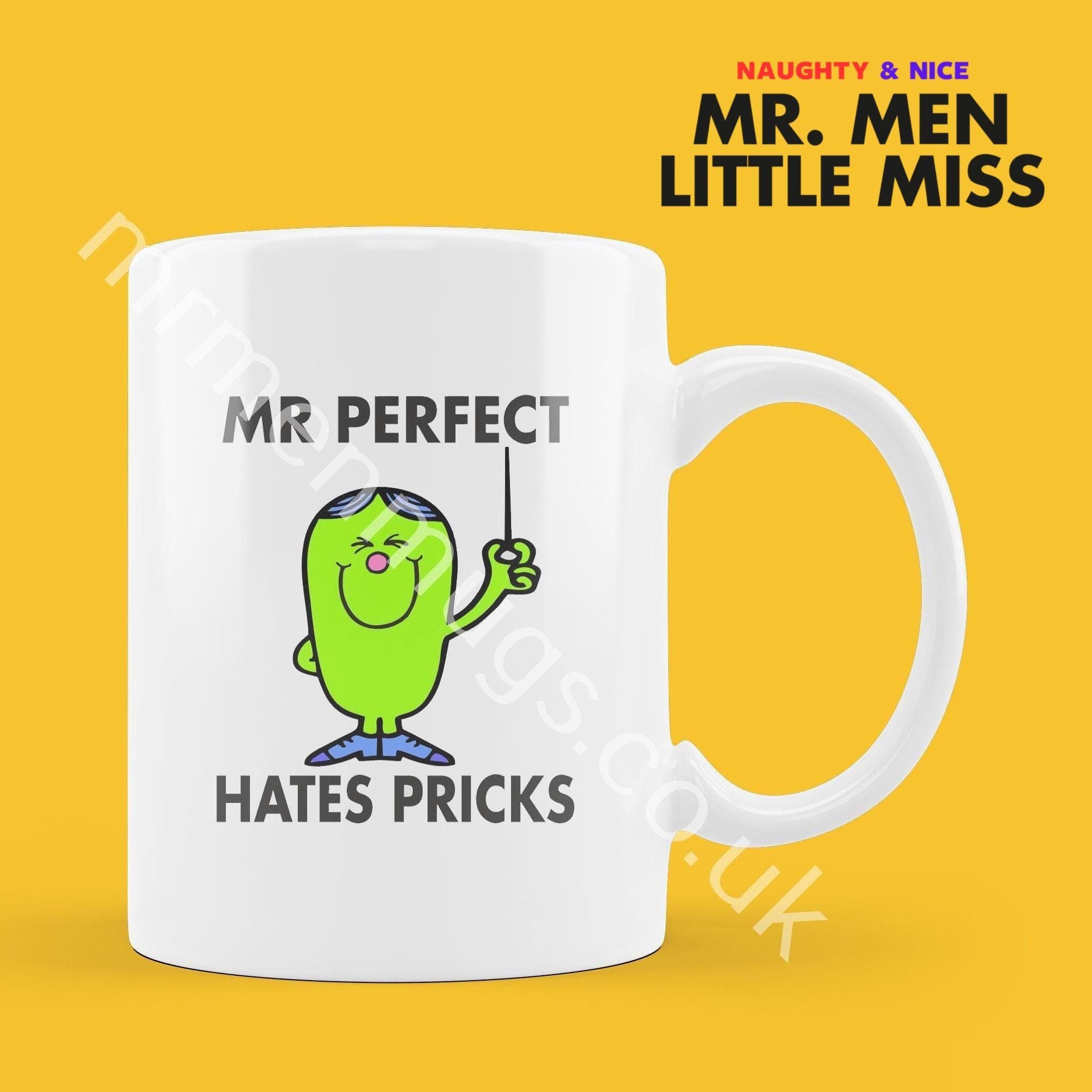 Personalized Mr. Good Enough Mug, Funny Mr. Men Gift