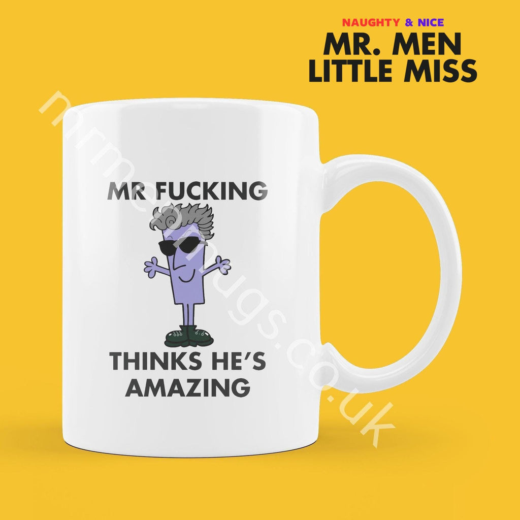 Personalized Mr. Men Coffee Mug, Funny Gift