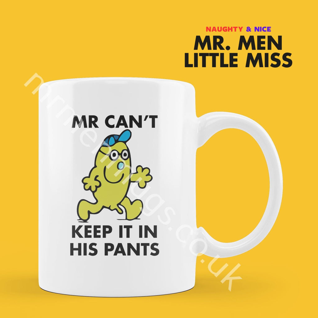 Personalized Mr. Men Coffee Mug, Funny Novelty Gift